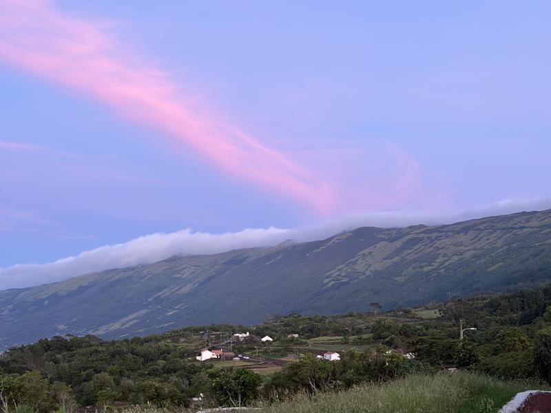 Pico island sunset