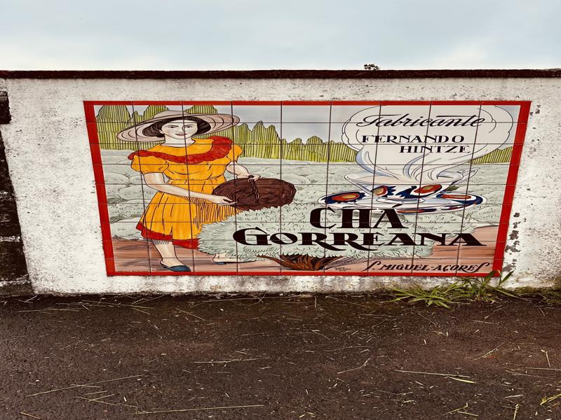 Tea factory sign