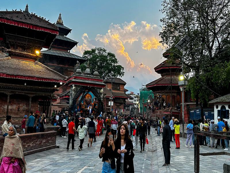 Temple complex in Kathmandu
