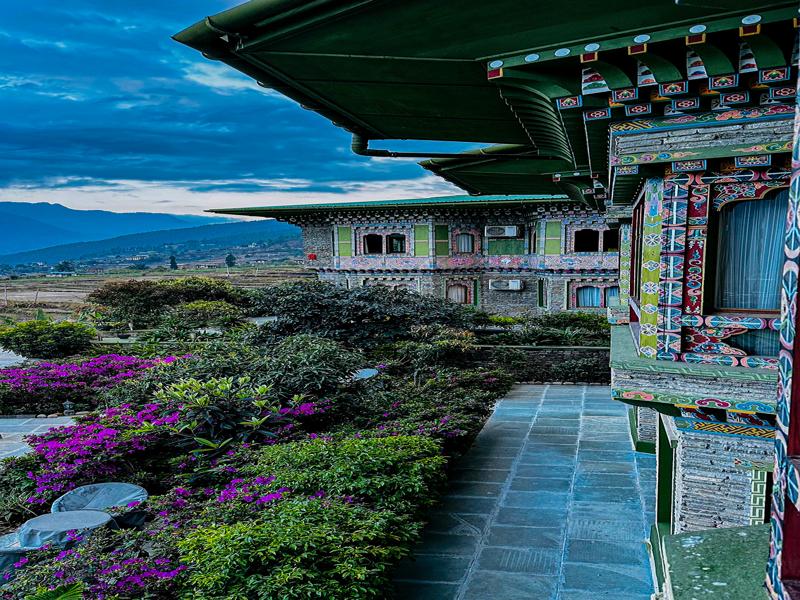 Our hotel in Puakha