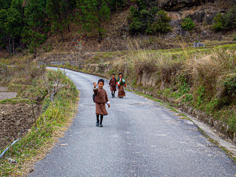 Friendly school kids