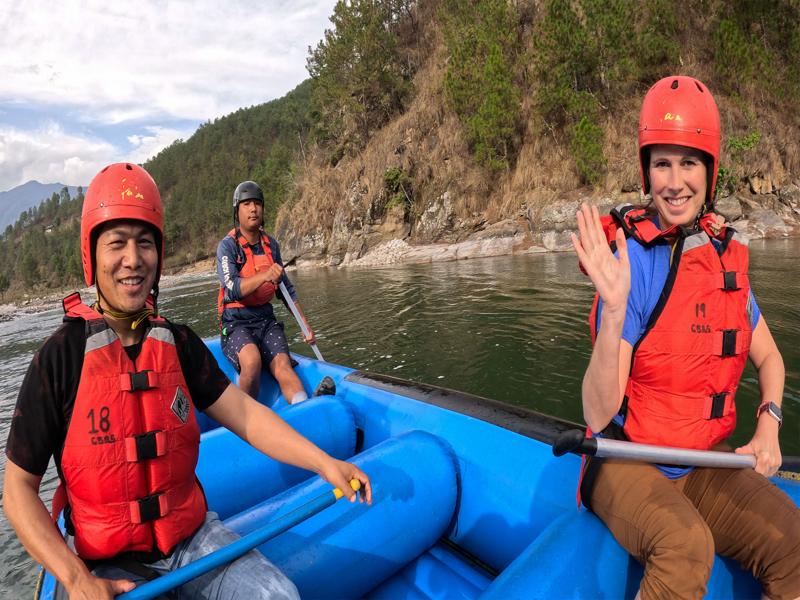 On our raft on Po Chu river
