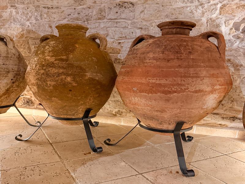 Jugs in the winery