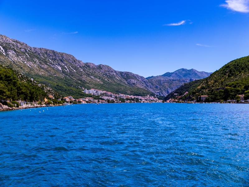 Leaving the Dubrovnik port