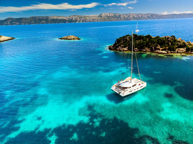 Crystal clear waters of the islands