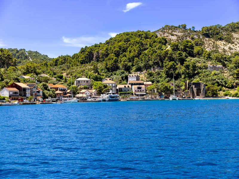 Arriving at Mljet National Park