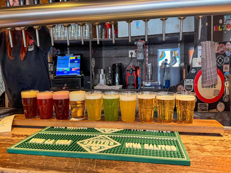 Our beer tasting