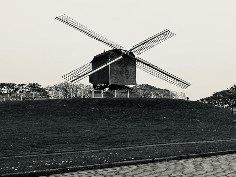 Bruges has 4 windmills still remaining