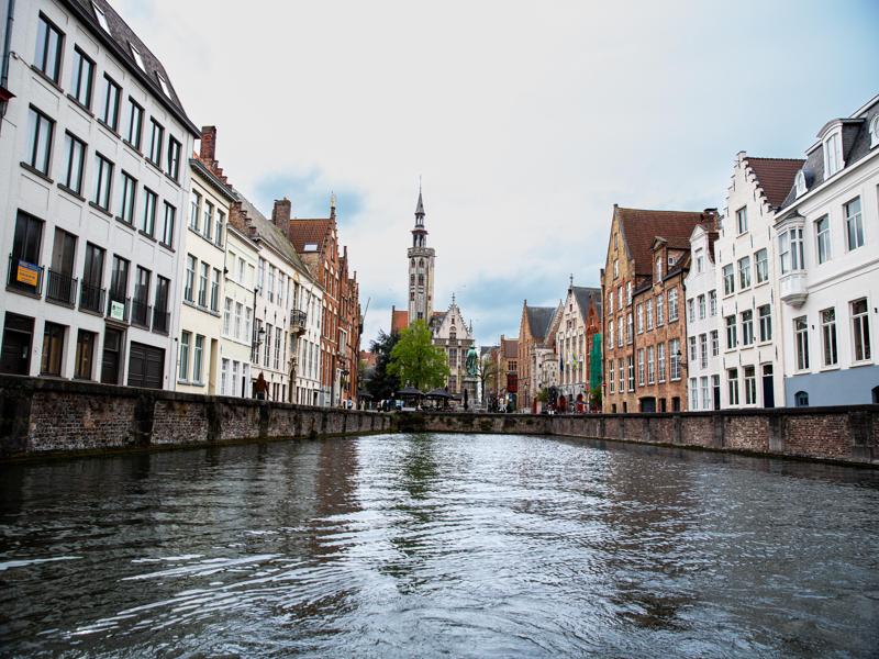 Bruges from the canals