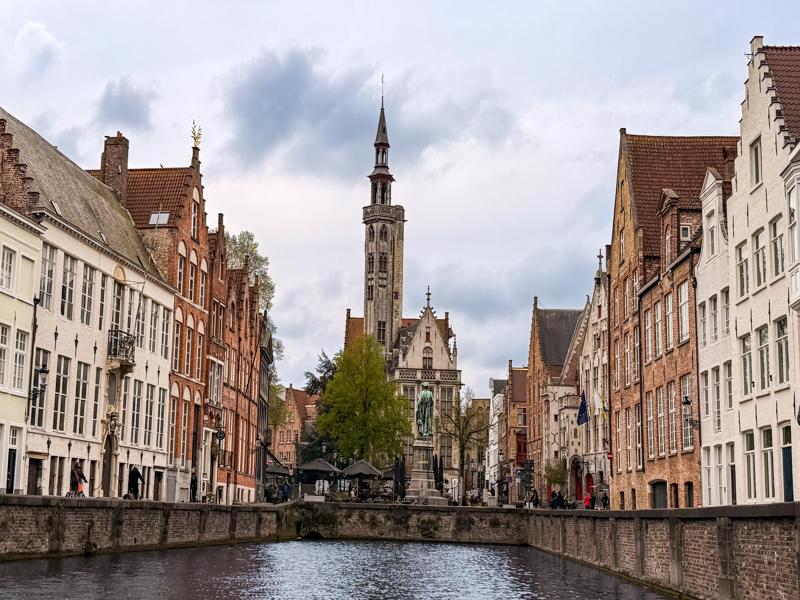 Bruges from the canals