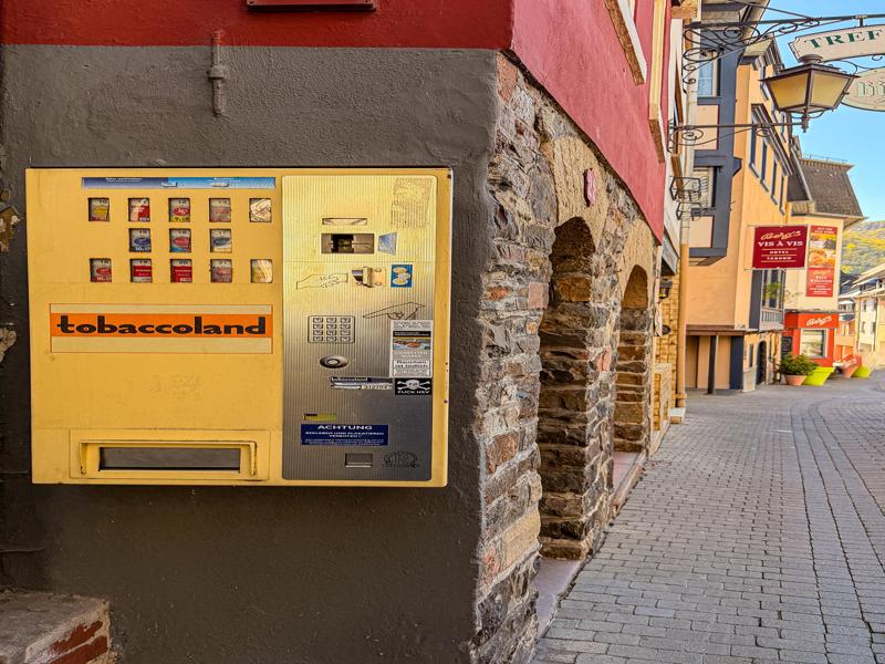 Tobacco vending machines