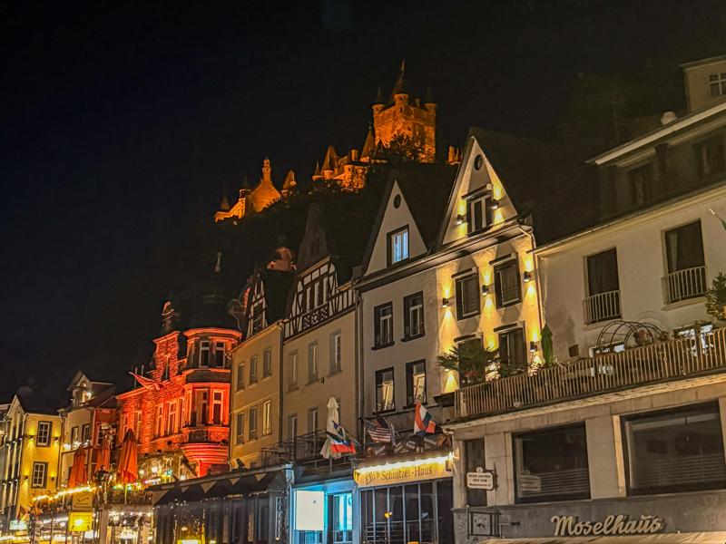 Cochem at night