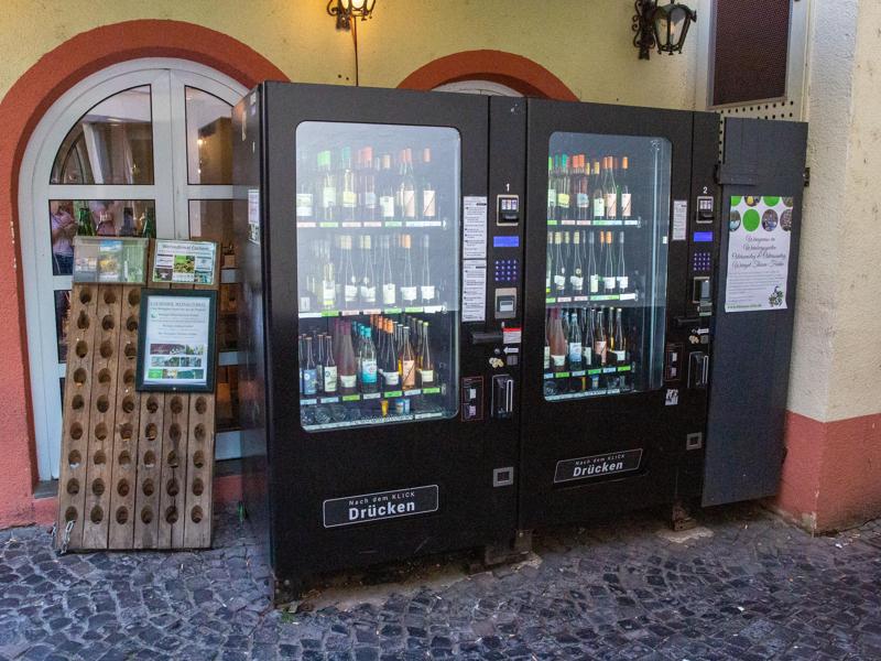 Wine vending machine!