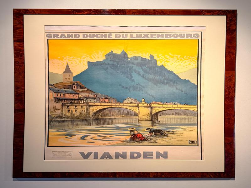 Retro poster of the castle