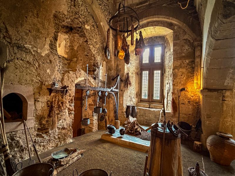The castle kitchen