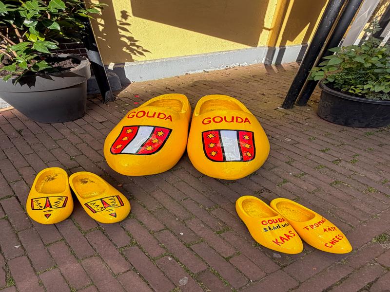 Wooden shoes in Gouda