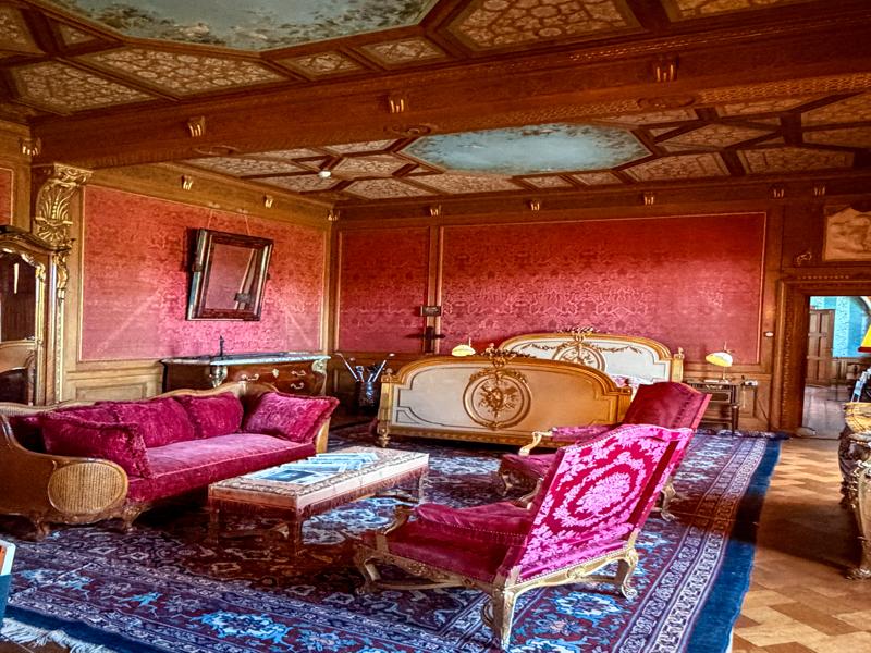 One of the castle bedrooms