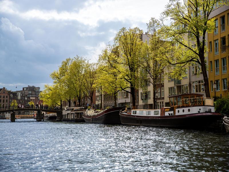 House boats on the canals