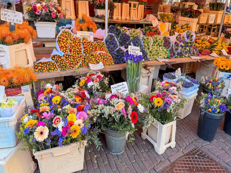 So many flowers for sale at the market