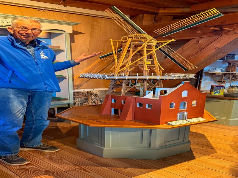 Our guide on the windmill tour