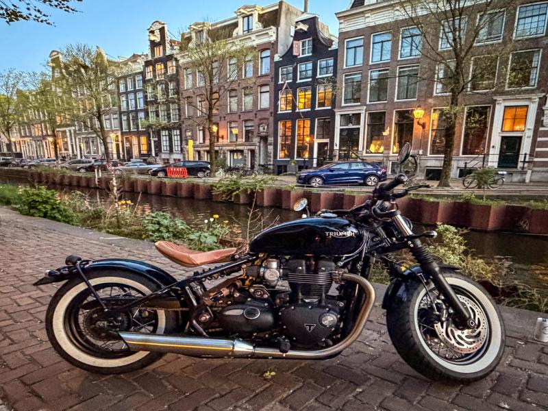 Motorcycle in Amsterdam