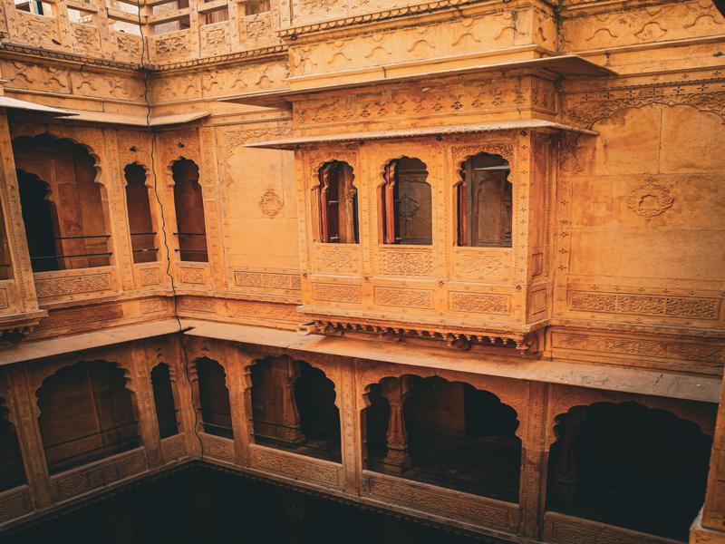 Haveli interior courtyard