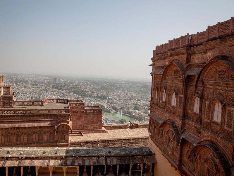 View of Jodhpur below