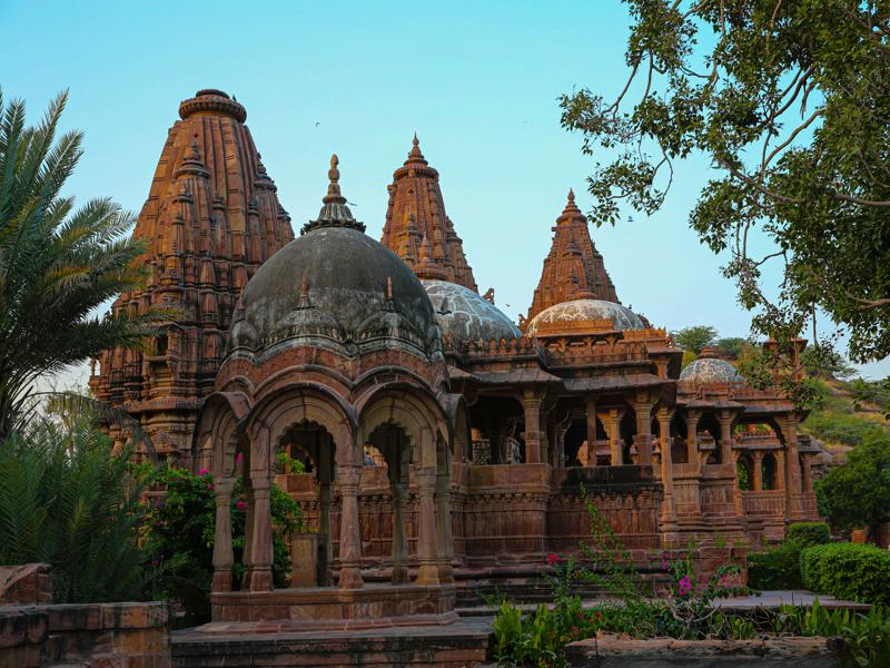 Beautiful temples of Mandore Gardens