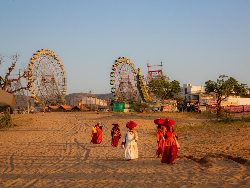 Women in the sand