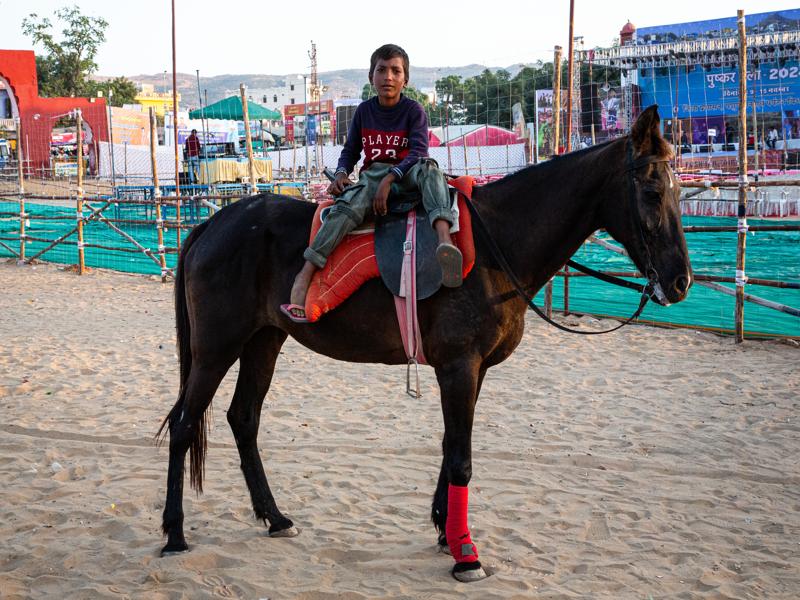 Boy on his horse