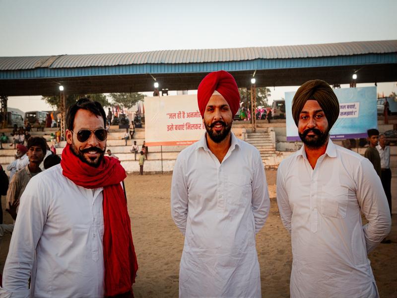 Local men Pushkar festival