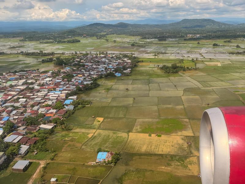 Landing in Makassar