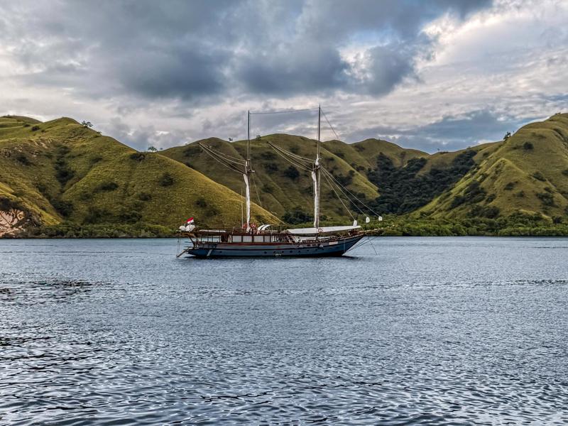 We boated through the Komodo NP