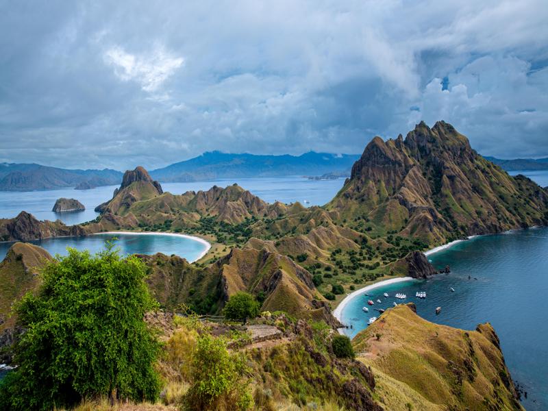 You can hike to the top for a scenic view