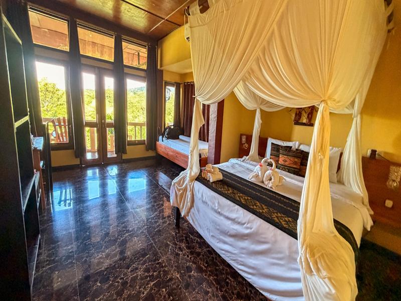 Our room in Tangkoko overlooking the jungle