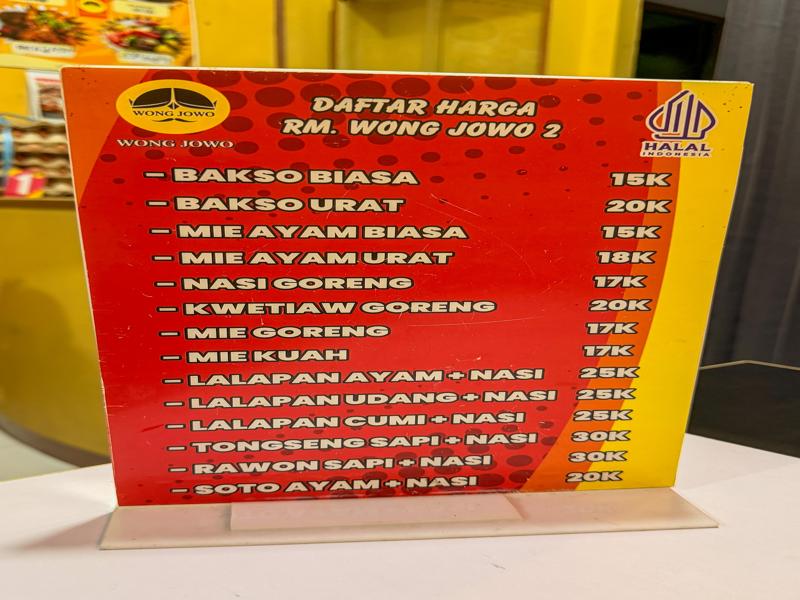 We tried a few selections from this local spot for dinner