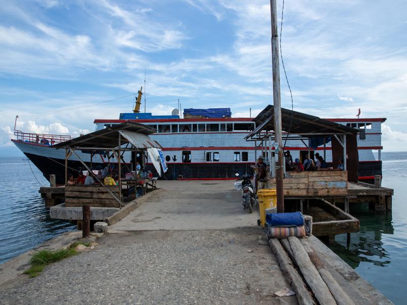 The next day we took the public ferry back to Luwuk