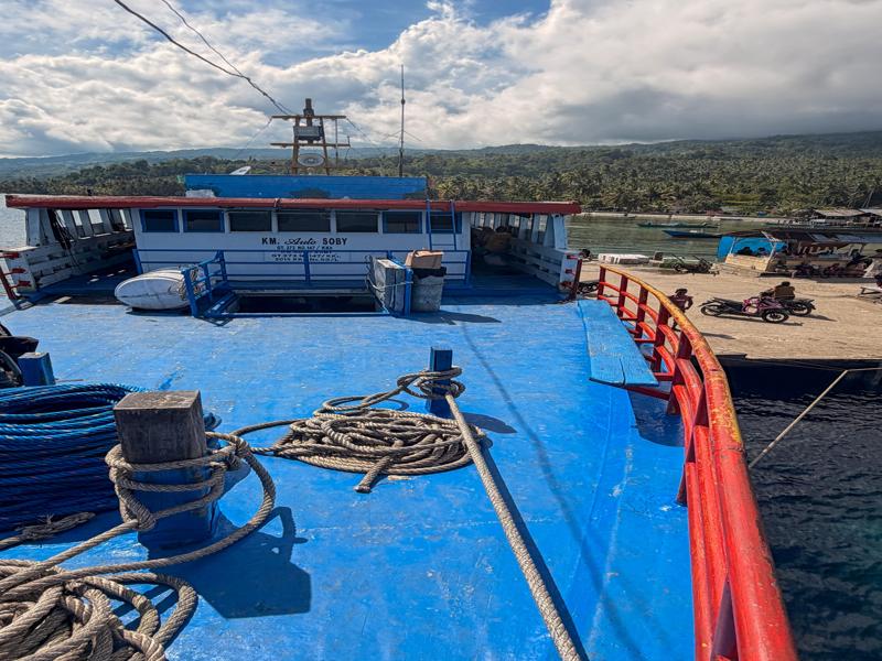 Front deck of the ferry
