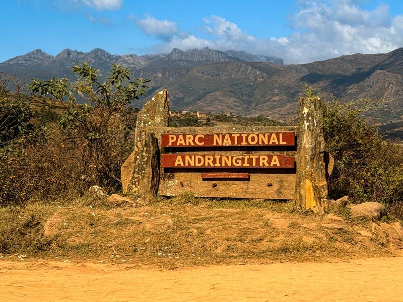 We reached the entrance to Andringitra NP