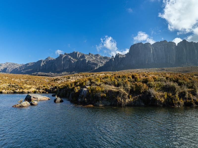 There was an alpine lake you could swim in but it was very cold
