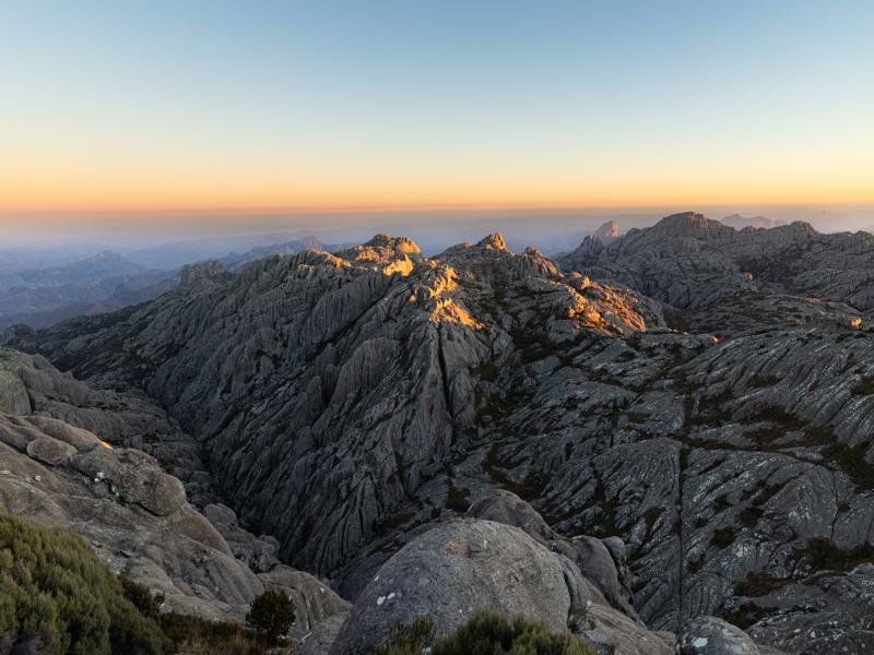 It was a hard climb in the dark but worth it!