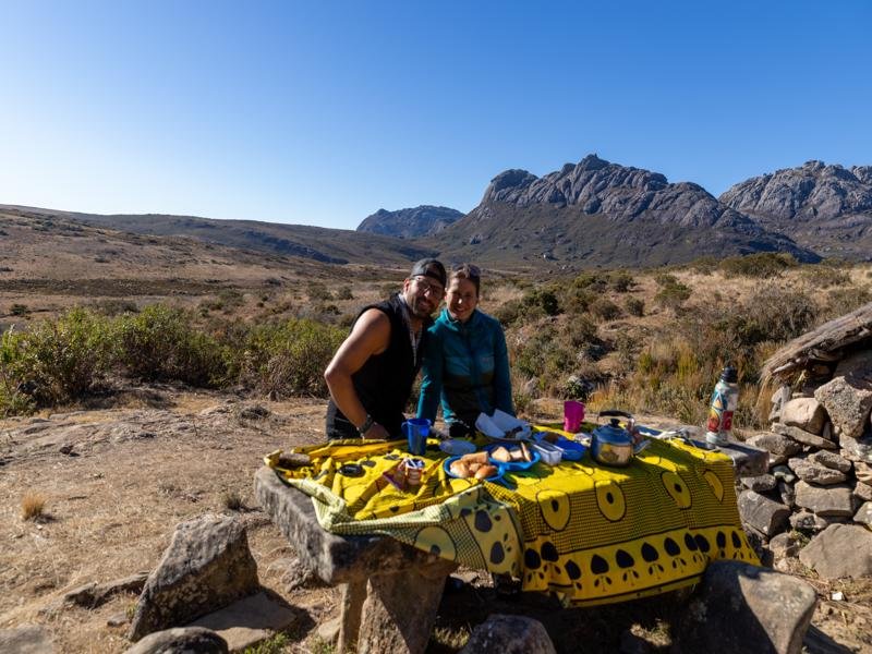 After the sunrise hike we had breakfast