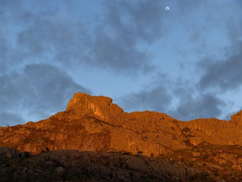 Sunset at the campsite