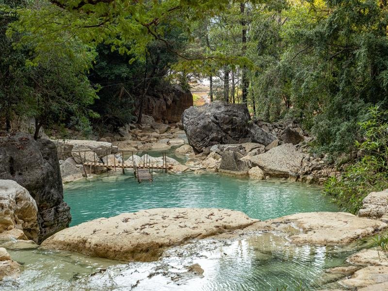 There were several different pools