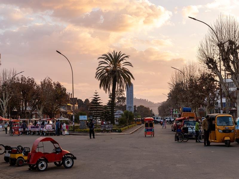 Antsirabe town square