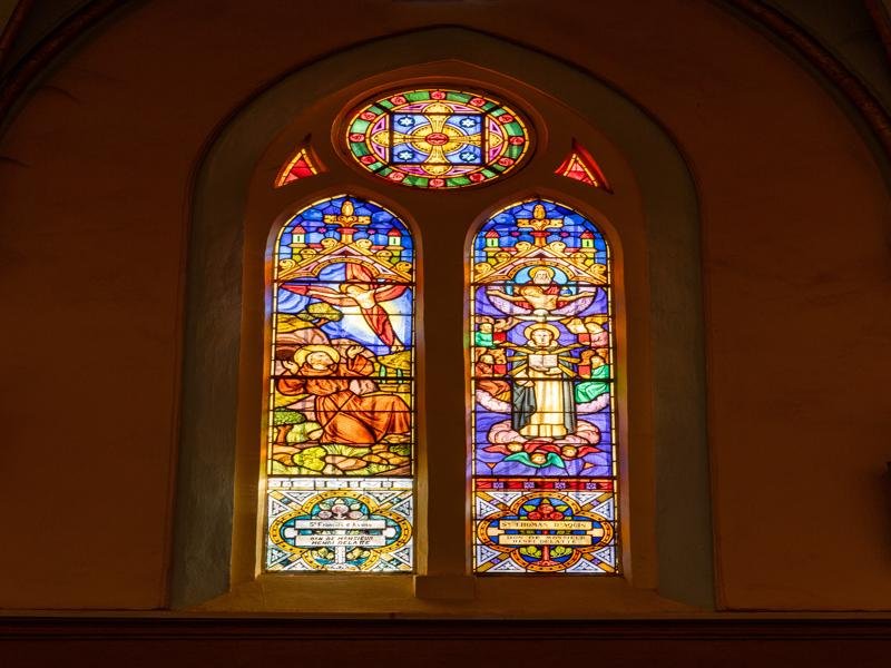 Inside the cathedral