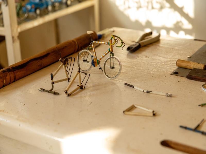 They make all of the miniatures out of recycled materials