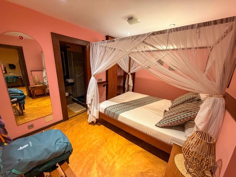 Our hotel room, we also had a sitting room