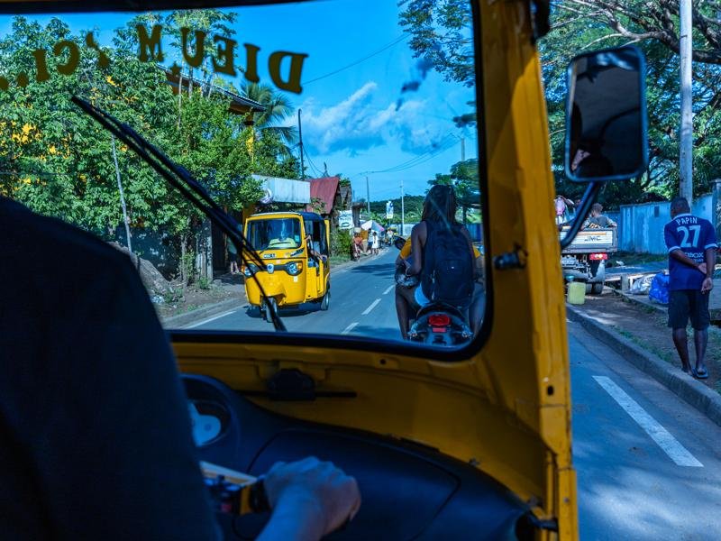 Heading into town for the trip to Nosy Iranja