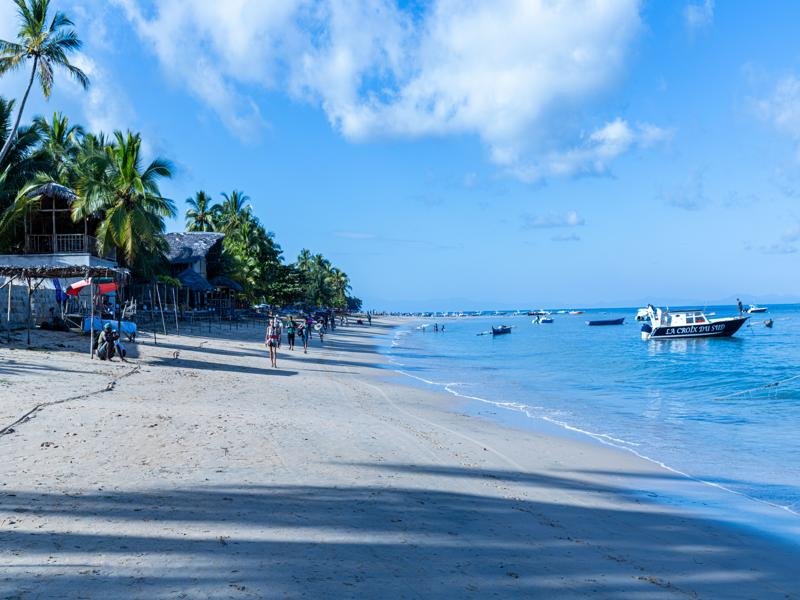 The beach in Nosy Be